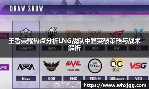 王者荣耀热点分析LNG战队中路突破策略与战术解析